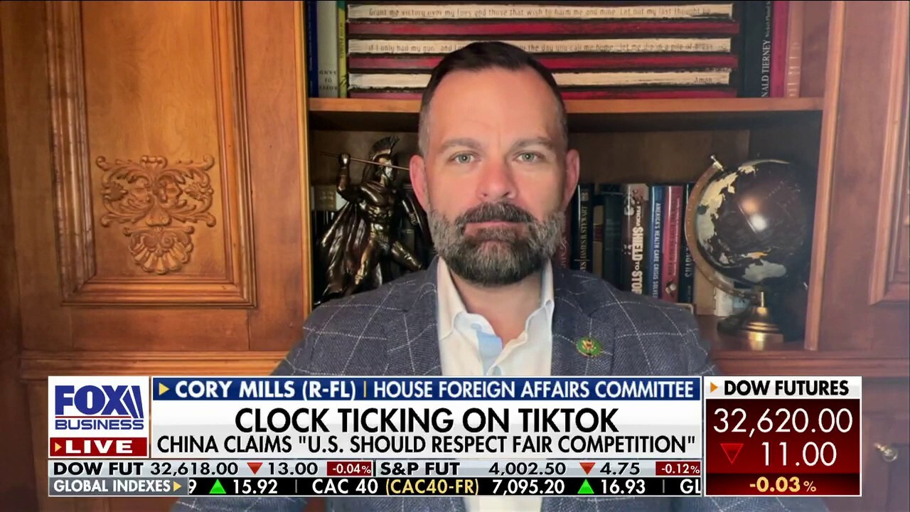 Rep. Cory Mills wants TikTok 'banned,' 'out of the US'