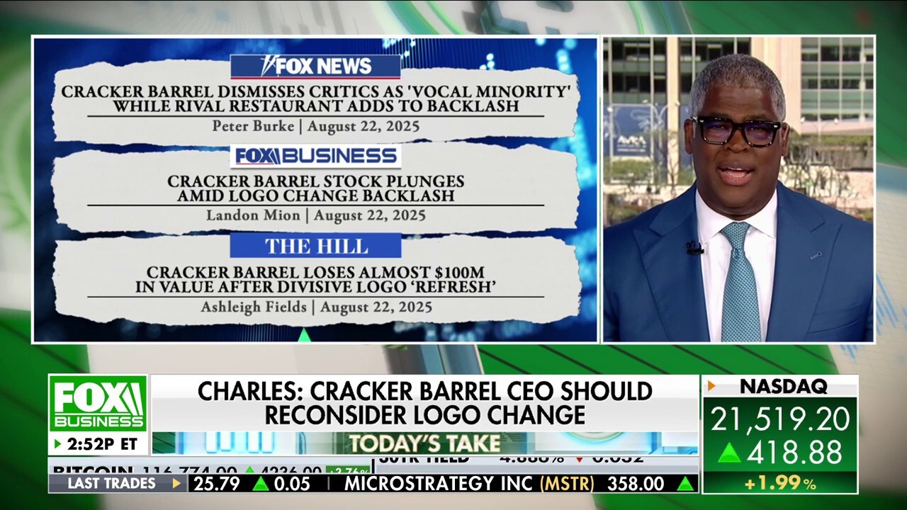 Charles Payne: Cracker Barrel CEO should reconsider logo change