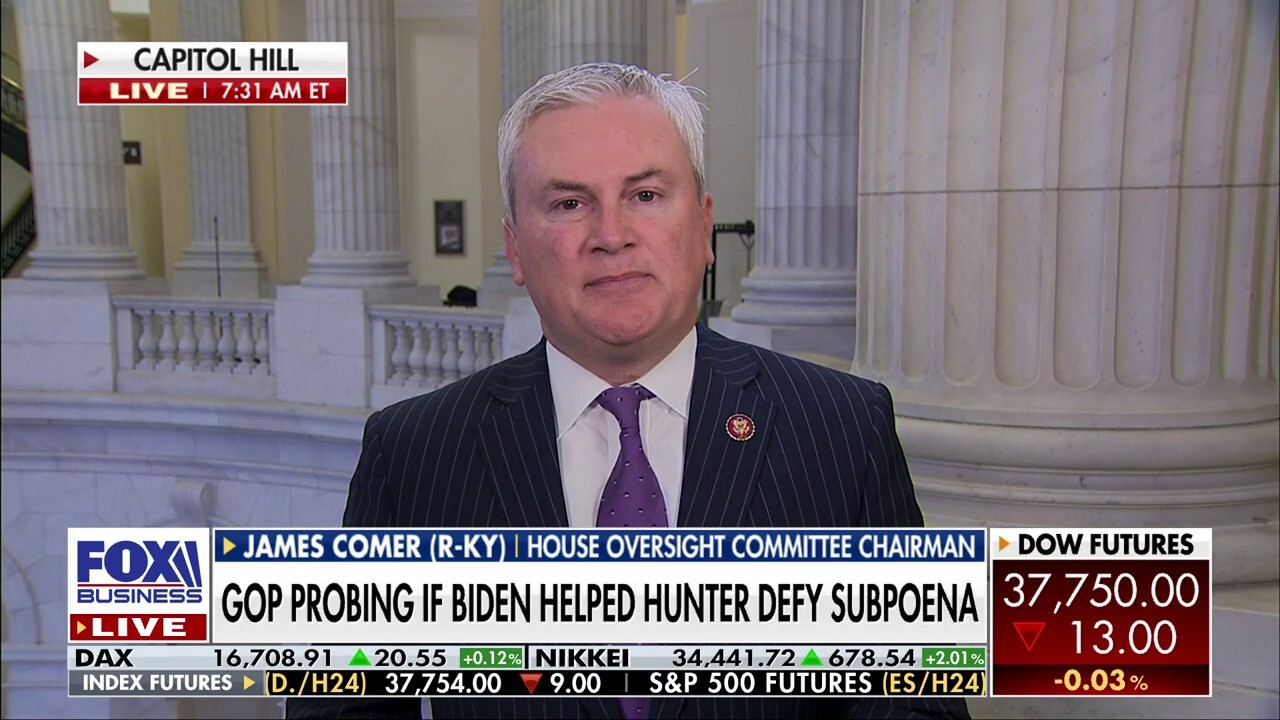 Rep. James Comer: Every American is watching Biden family investigation and wonder 'what exactly did they do?'