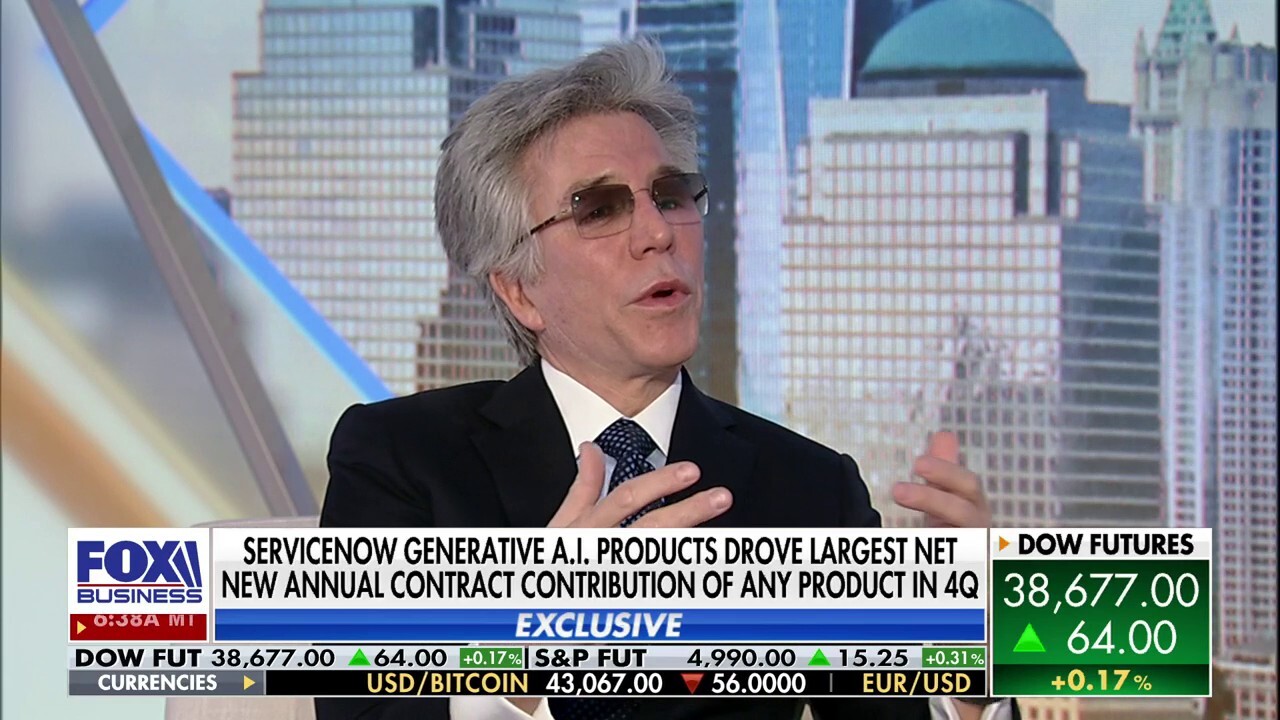 ServiceNow CEO Bill McDermott on the decision to raise the annual subscription revenue forecast on generative A.I product demand during an appearance on ‘Mornings with Maria.’