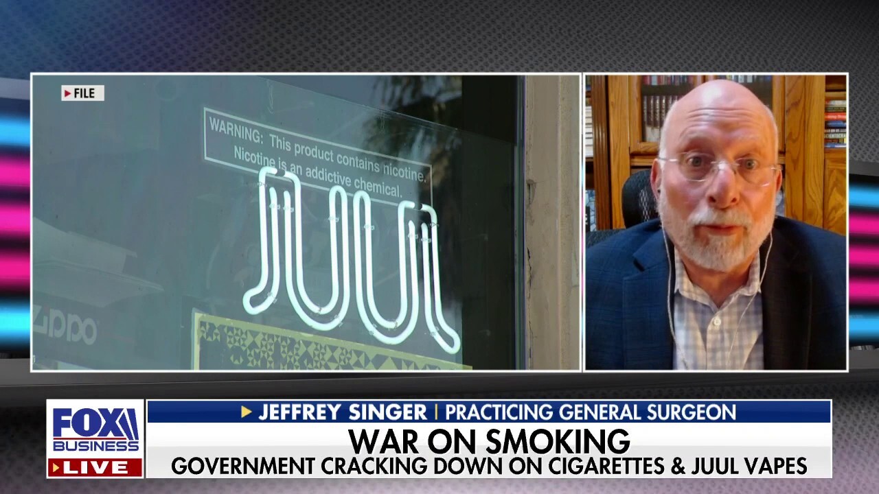 Cato Institute Senior Fellow Jeffrey Singer joins 'Kennedy' to discuss the FDA ordering the electronic cigarette company Juul to pull its product from the U.S. market. 