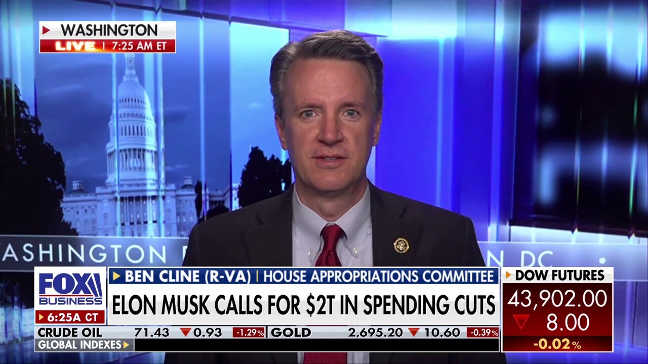 Rep. Ben Cline, R-Va., weighs in on Elon Musk’s calls for $2T in spending cuts along with Trump’s relationship with China’s Xi Jinping and its impact on foreign policy.