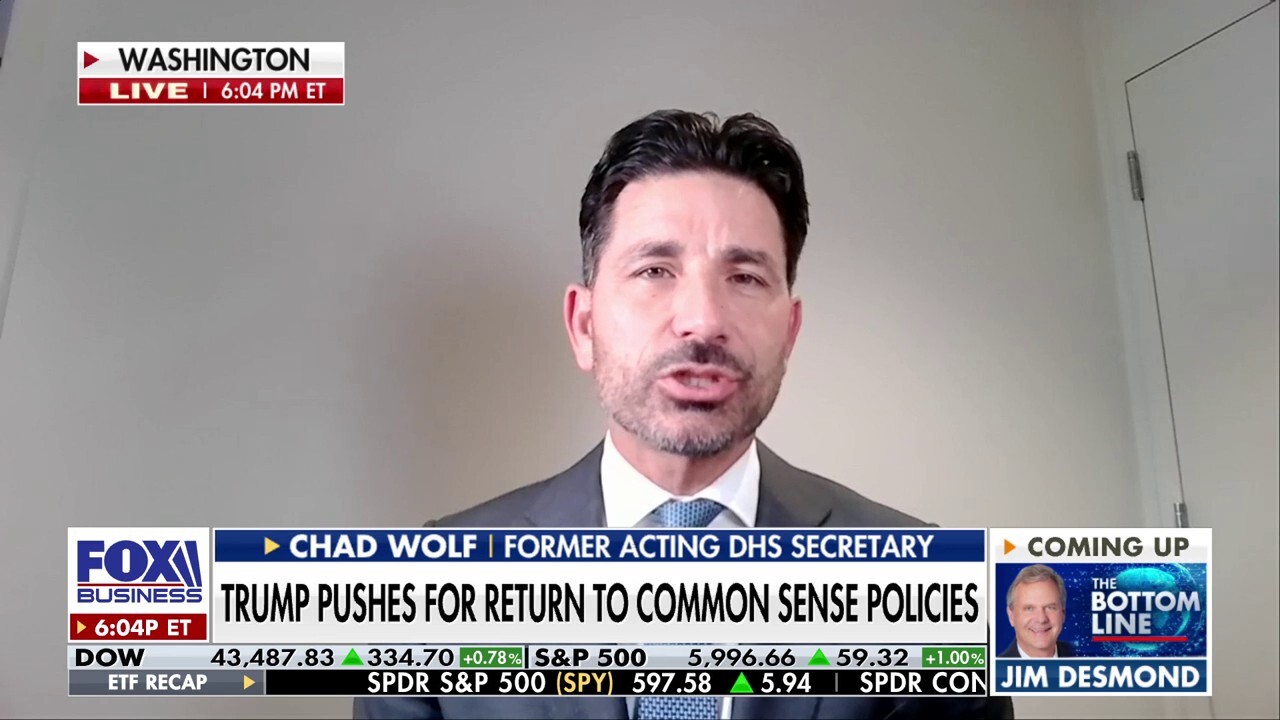 Government overregulation is a ‘big issue’: Chad Wolf