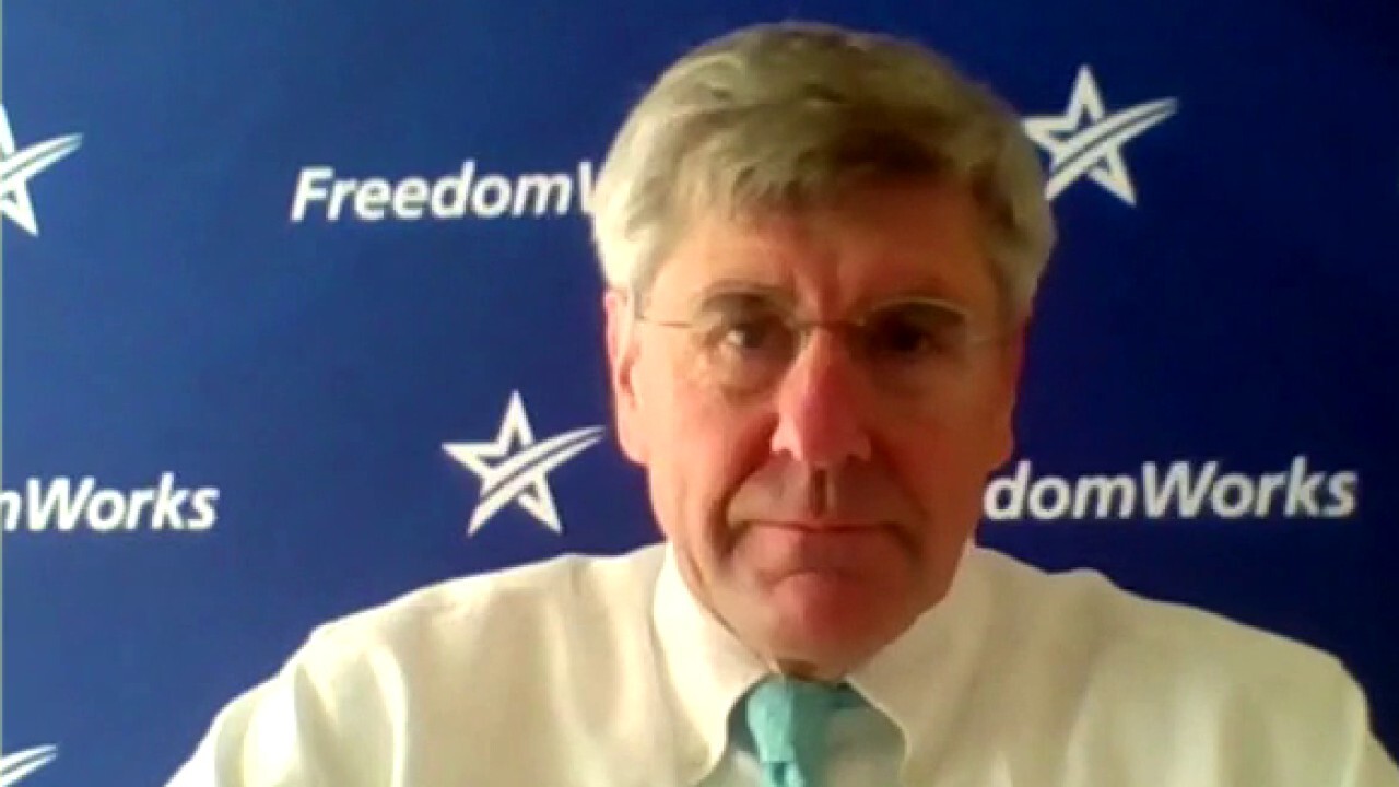 FreedomWorks economist Stephen Moore argues Democratic Sen. Joe Manchin's rejection of Biden's 'Build Back Better' plan is 'an early Christmas present for America' given the bill would have led to massive increases in debt and higher taxes. 