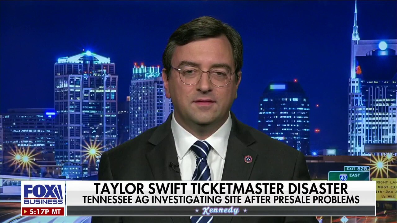 Tennessee Attorney General Jonathan Skrmetti joined 'Kennedy' to discuss his investigation into Ticketmaster after presale tickets for Taylor Swift's upcoming tour fell through. 