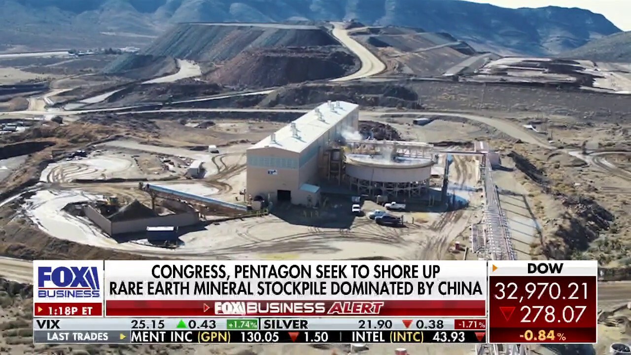 Congress, Pentagon seek to shore up rare earth mineral stockpile dominated by China