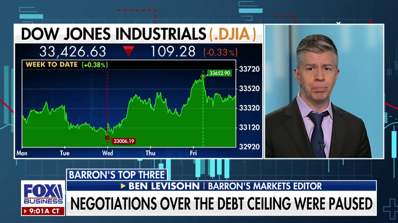 Ben Levisohn, Jack Hough and Carleton English discuss the impact of debt negotiations on the markets, Foot Locker shares and earnings performance as well as the resignation of Morgan Stanley CEO James Gorman.