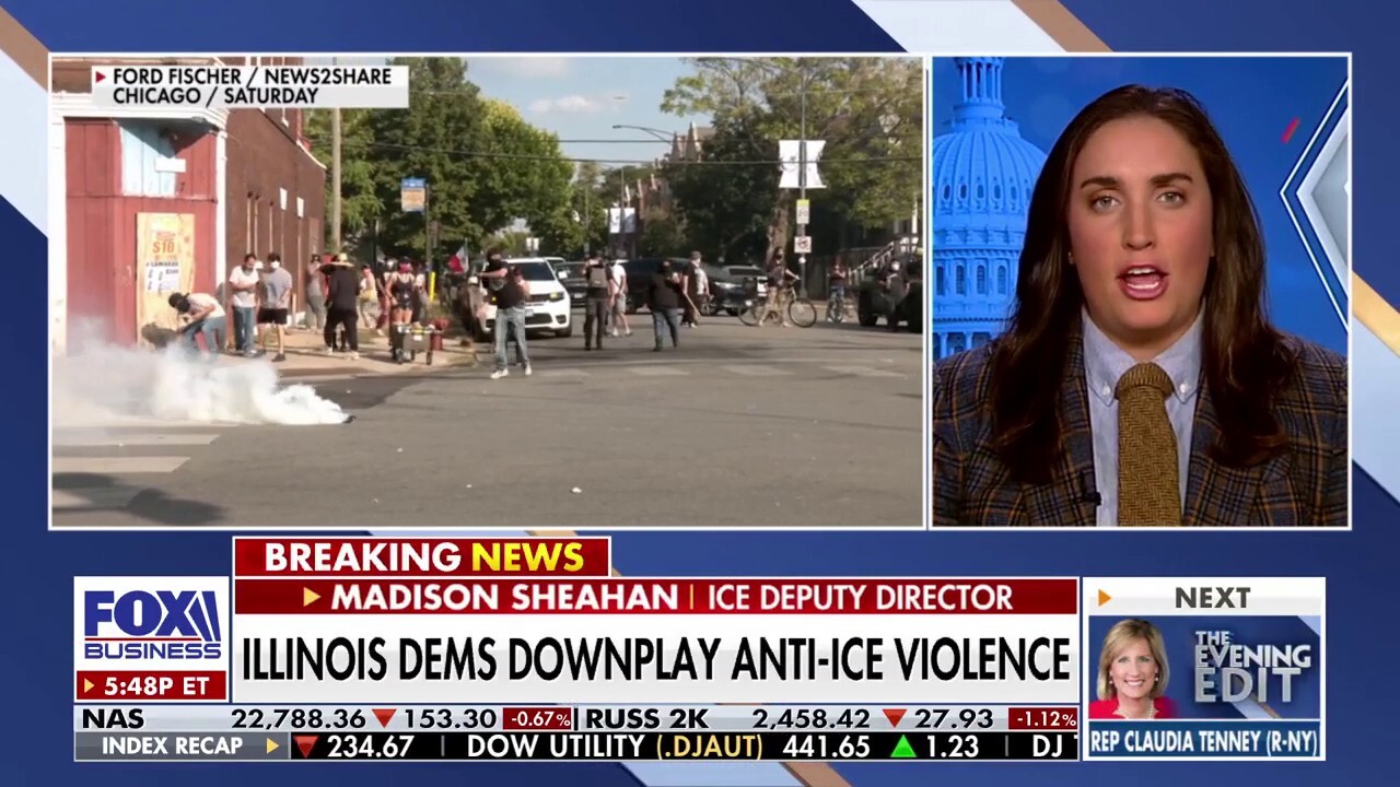 ICE deputy director Madison Sheahan addresses the agency's commitment to deport the 'worst of the worst' as Democrats in Illinois are accused of downplaying anti-ICE violence on 'The Evening Edit.'