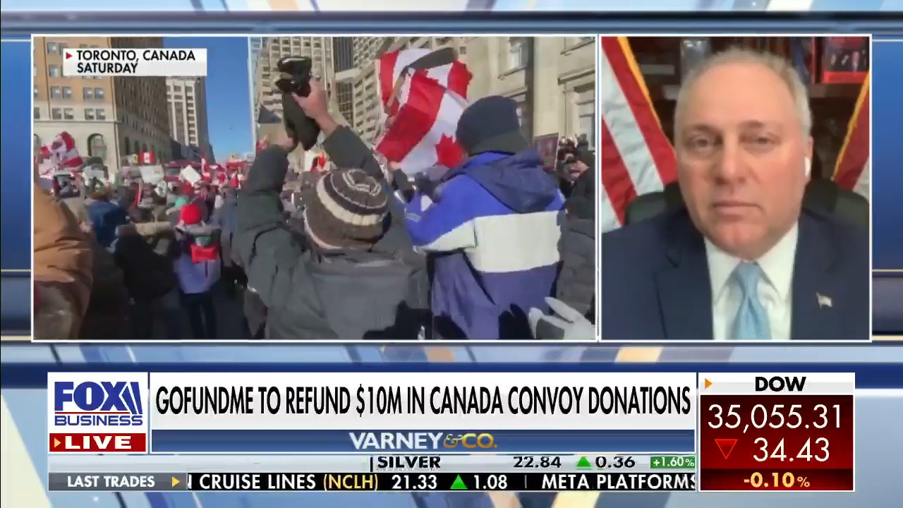 Rep. Scalise slams liberal elite ‘hypocrisy’ over Canada Freedom Convoy: ‘People are fed up’