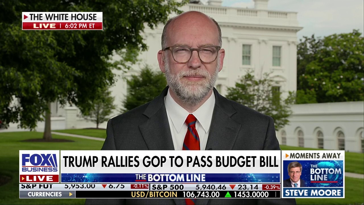 Office of Management and Budget Director Russ Vought discusses President Donald Trump rallying House Republicans to pass his 'big, beautiful bill' on 'The Bottom Line.'