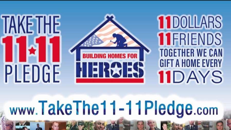 Building Homes for Heroes honors veterans with Take The 11-11 Pledge