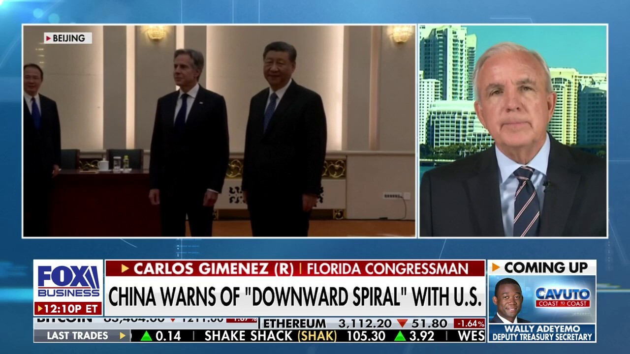 Action with China is the only thing that works, says Rep. Carlos Gimenez