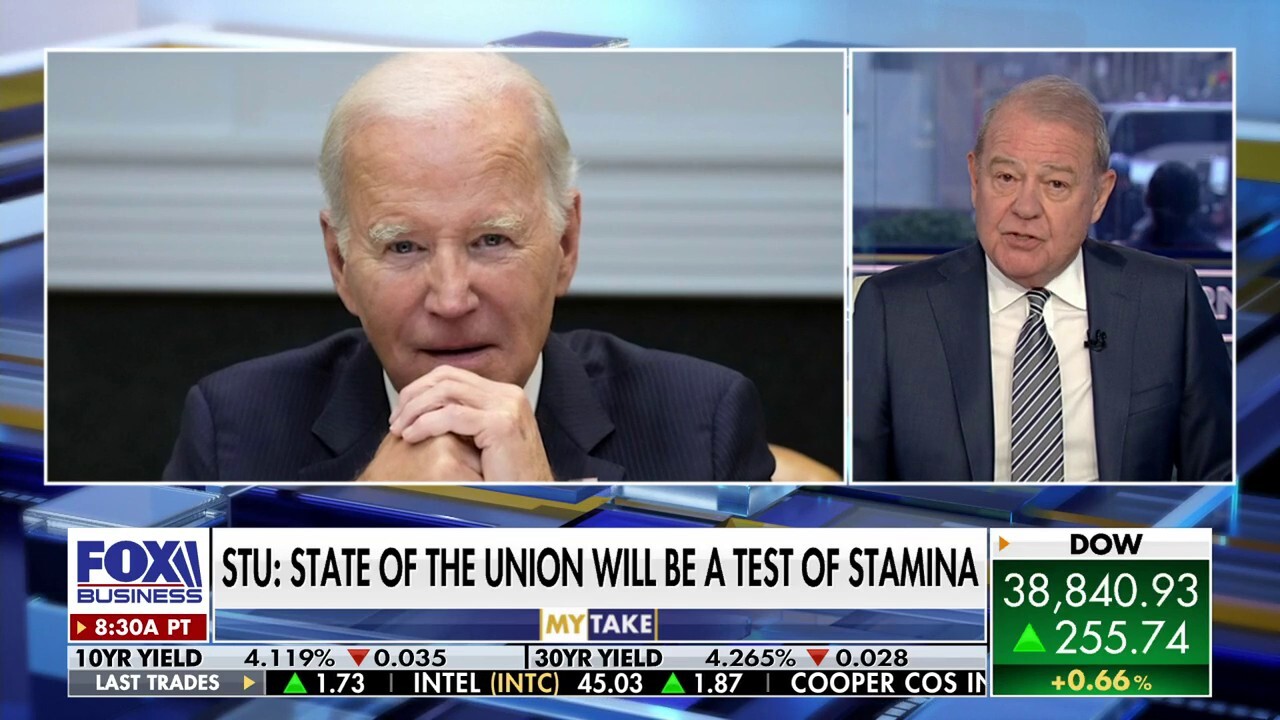 Stuart Varney: Biden's State of the Union will be a severe test of his stamina