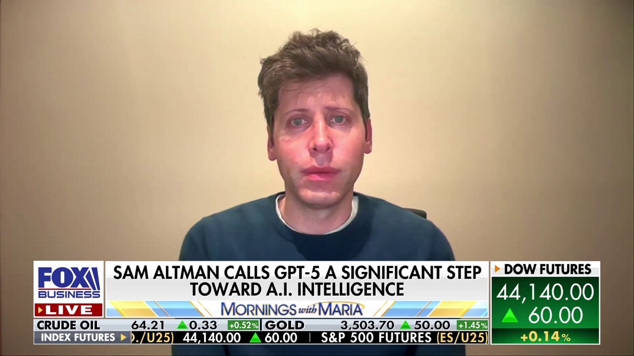 OpenAI CEO Sam Altman explains how GPT-5 will change what users and businesses can do with A.I. on 'Mornings with Maria.'