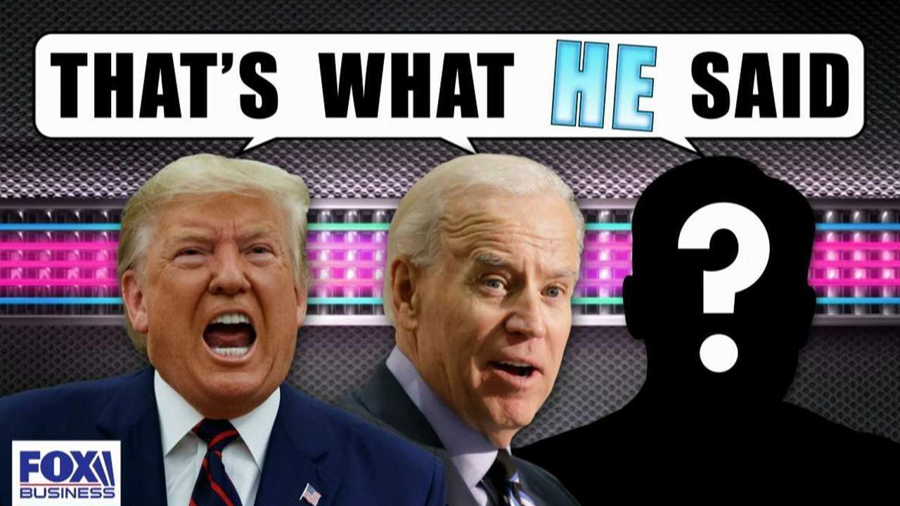 Who said it: Trump or Biden?