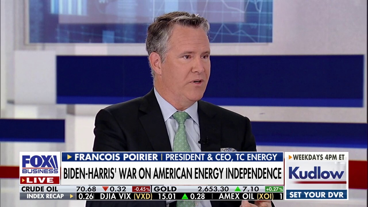 TC Energy President and CEO Francois Poirier discusses the Biden-Harris administration's war on American energy independence on 'Kudlow.'