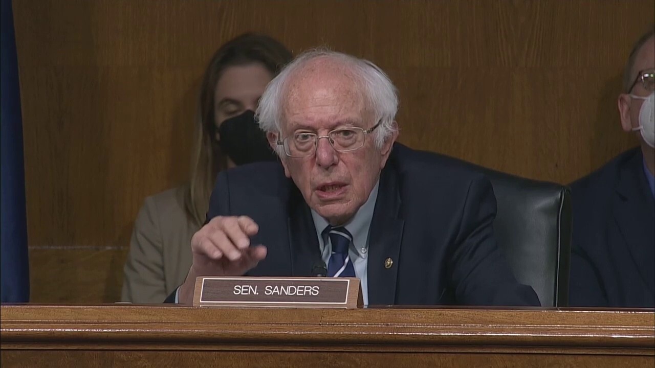 FDA Commissioner Robert Califf was questioned by Sen. Bernie Sanders, I-Vt., during a Senate committee hearing Thursday, June 16, 2022.