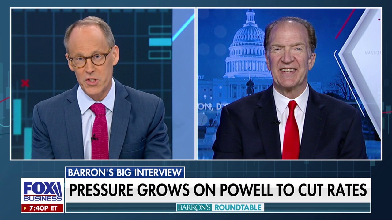  There is room for the Fed to cut rates, David Malpass says
