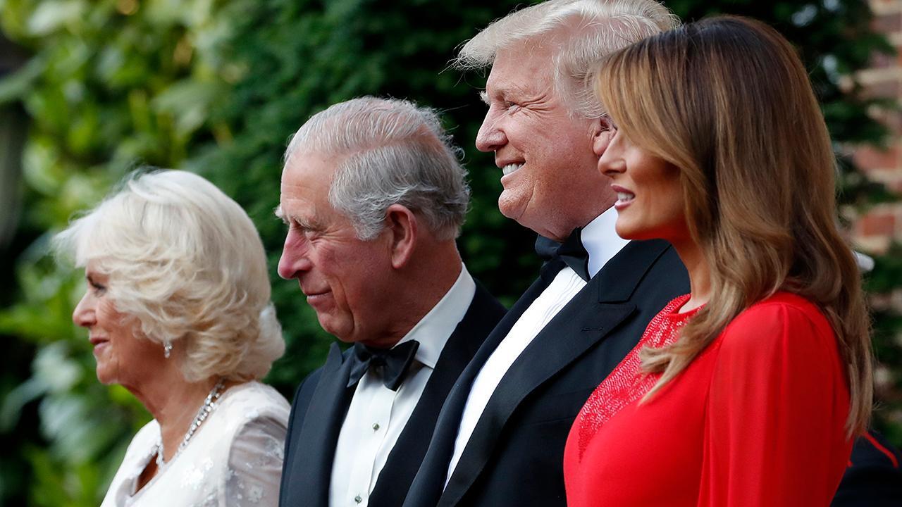 Trump, Prince Charles and Queen Elizabeth II meet veterans following D-Day commemoration event