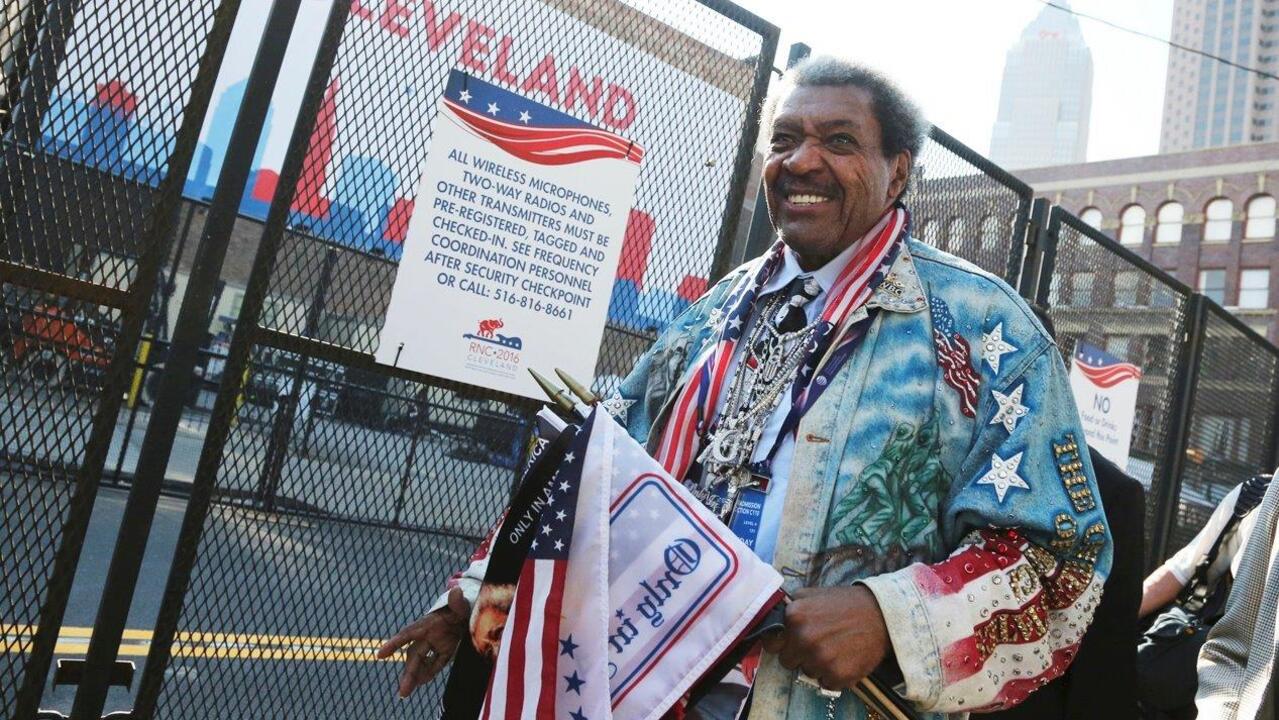 Don King challenges Trump to restore law, order and justice  