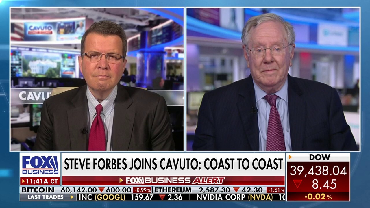 Forbes Media CEO Steve Forbes breaks down the Fed’s ongoing efforts to engineer a soft landing and discusses the 2024 election on ‘Cavuto: Coast to Coast.’