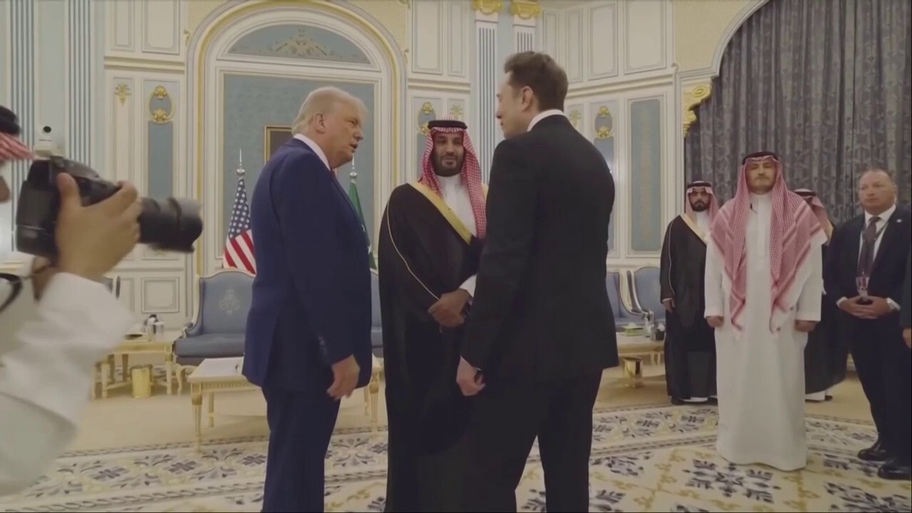 Tesla and SpaceX CEO Elon Musk among American business leaders joining President Donald Trump in Riyadh, Saudi Arabia.