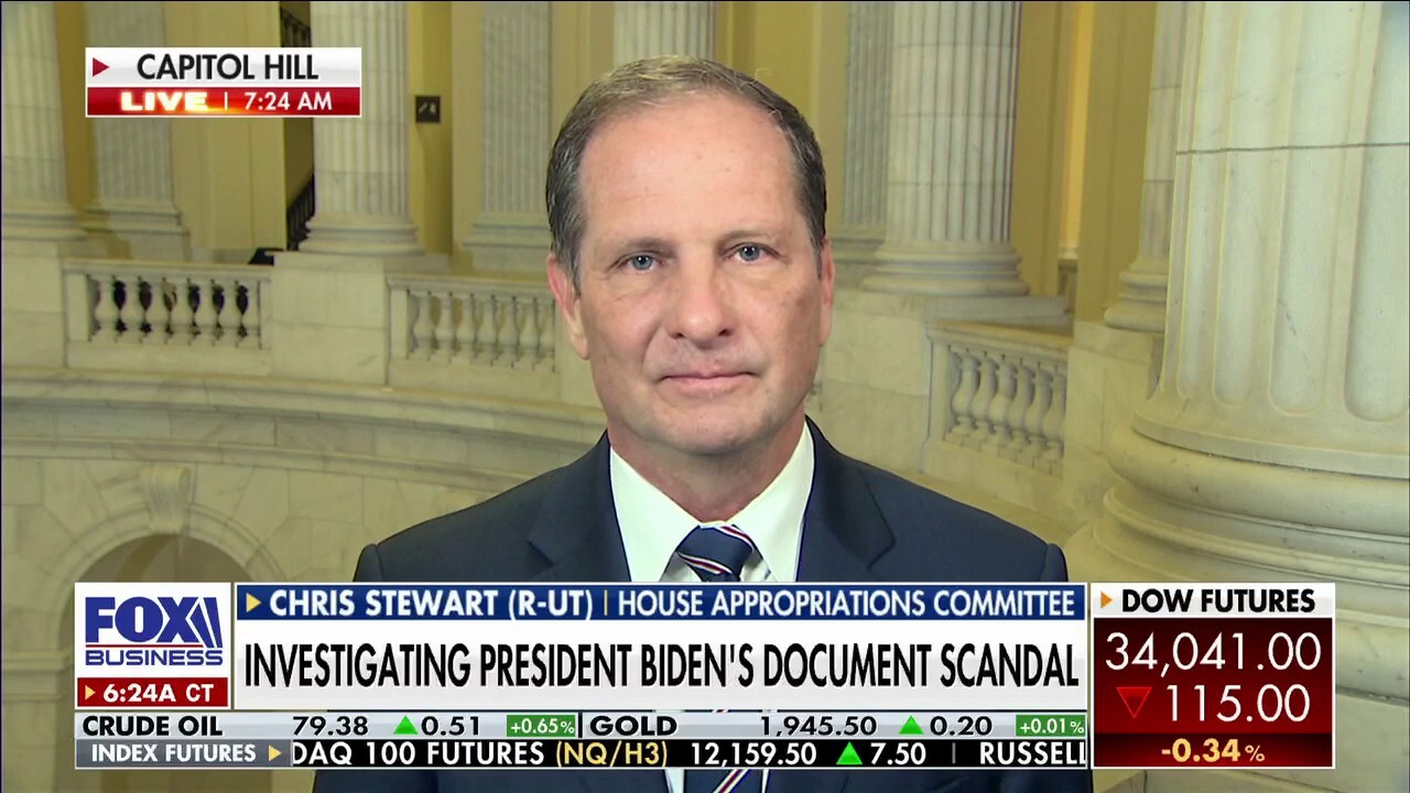 Rep. Chris Stewart on investigating Biden’s document scandal: We will subpoena ‘if necessary’