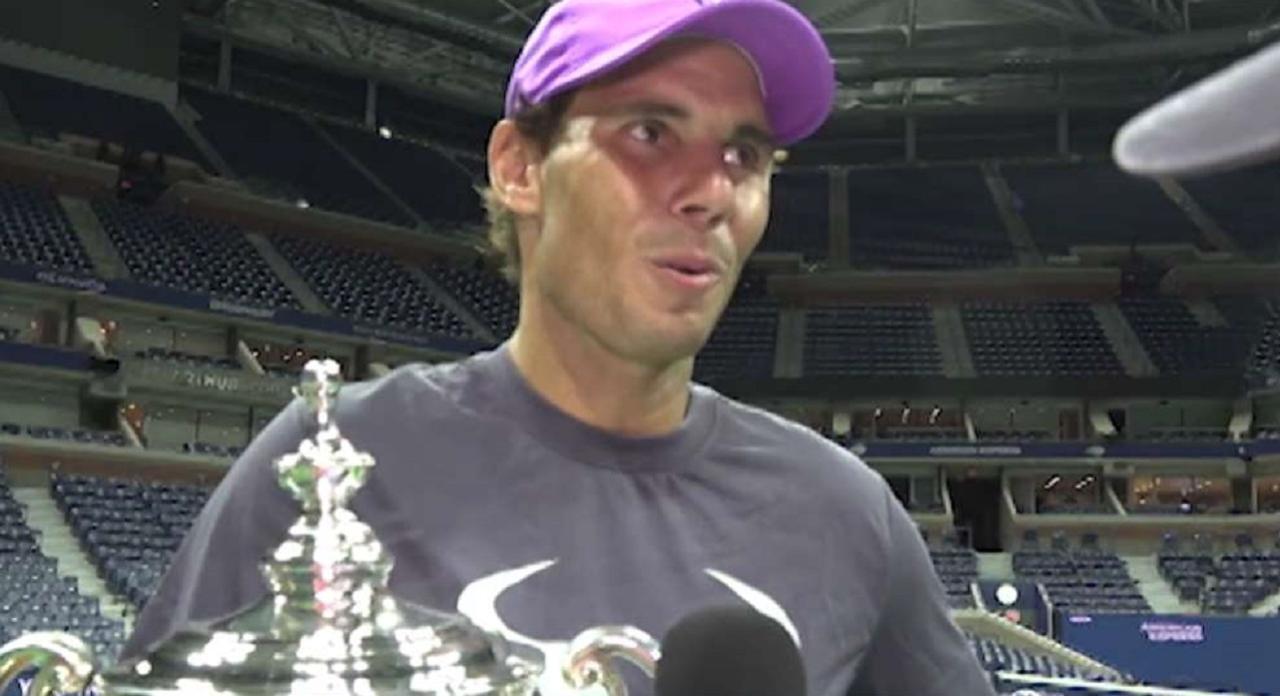 Tennis star Rafael Nadal on his historic win