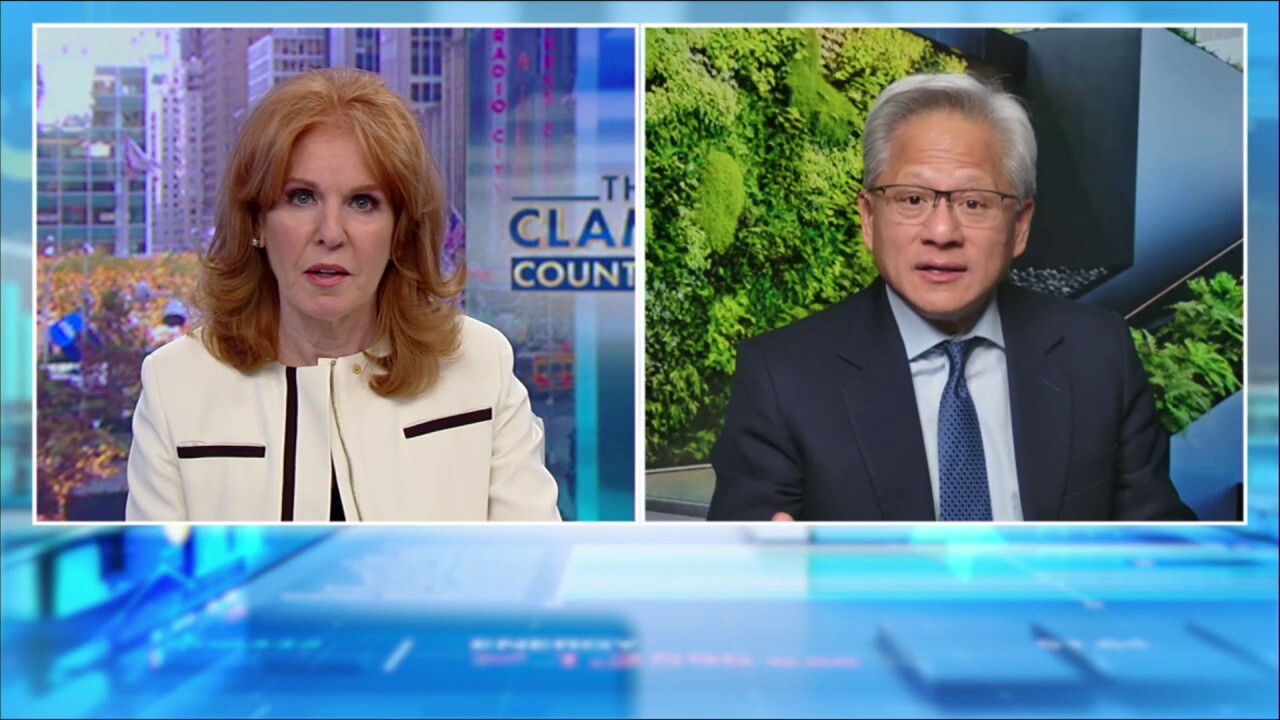 NVIDIA President and CEO Jensen Huang touts having the 'largest supply chain' in the world on 'The Claman Countdown.'
