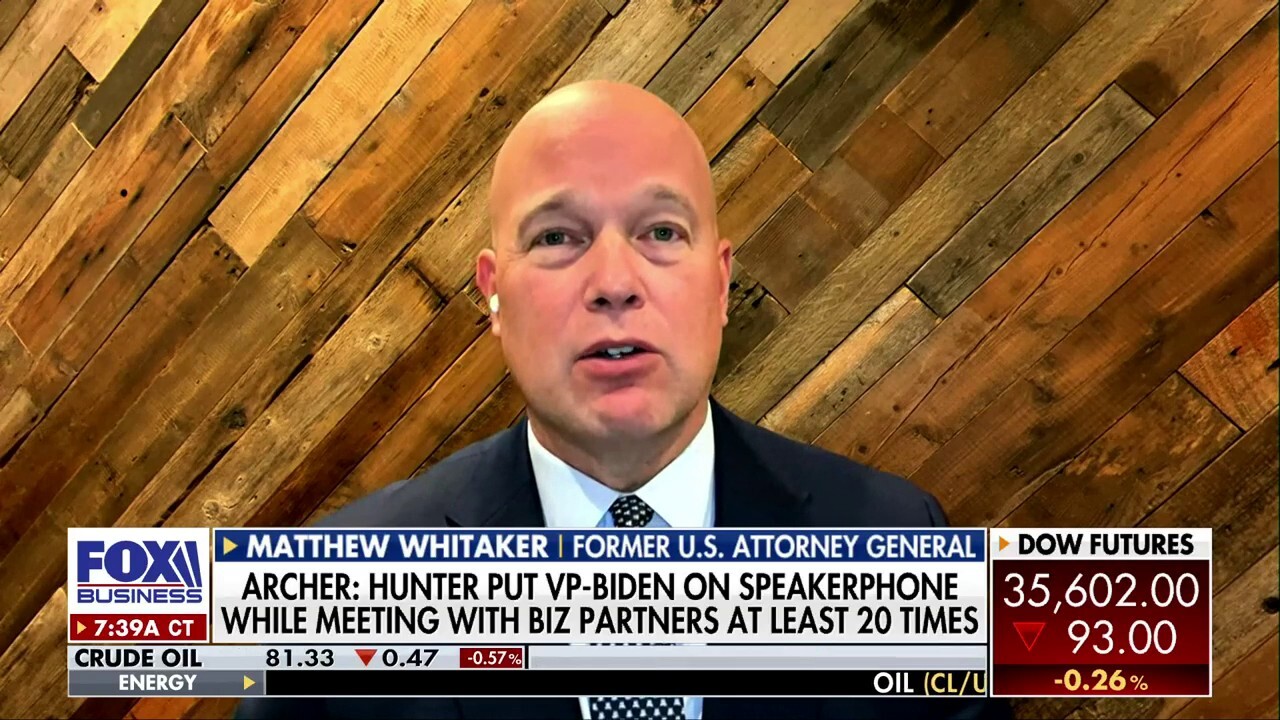 Biden White House has 'mess on their hands' that may 'jeopardize' them: Matt Whitaker