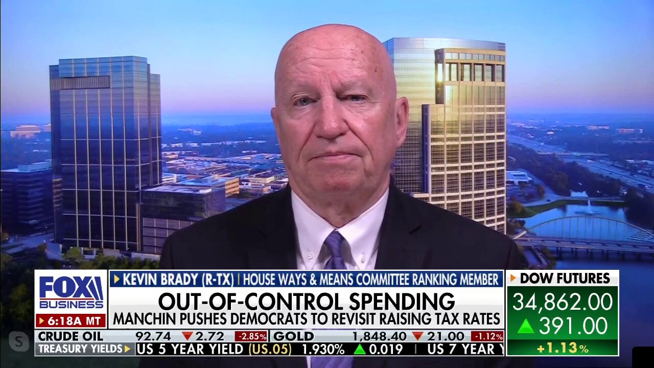 Rep. Kevin Brady, R-Texas, provides insight into how raising taxes have impacted inflation. 