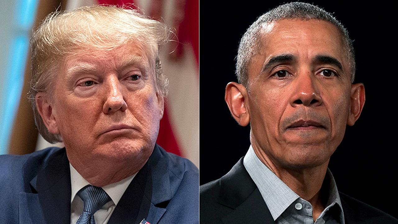 Trump vs. Obama feud continues as both claim credit for strong economy 