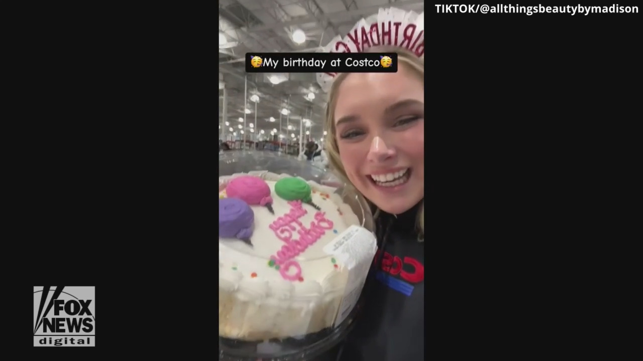 Woman celebrates her 30th birthday at Costco with family