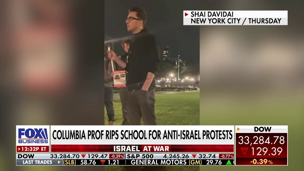 Columbia professor rips school's anti-Israel protests