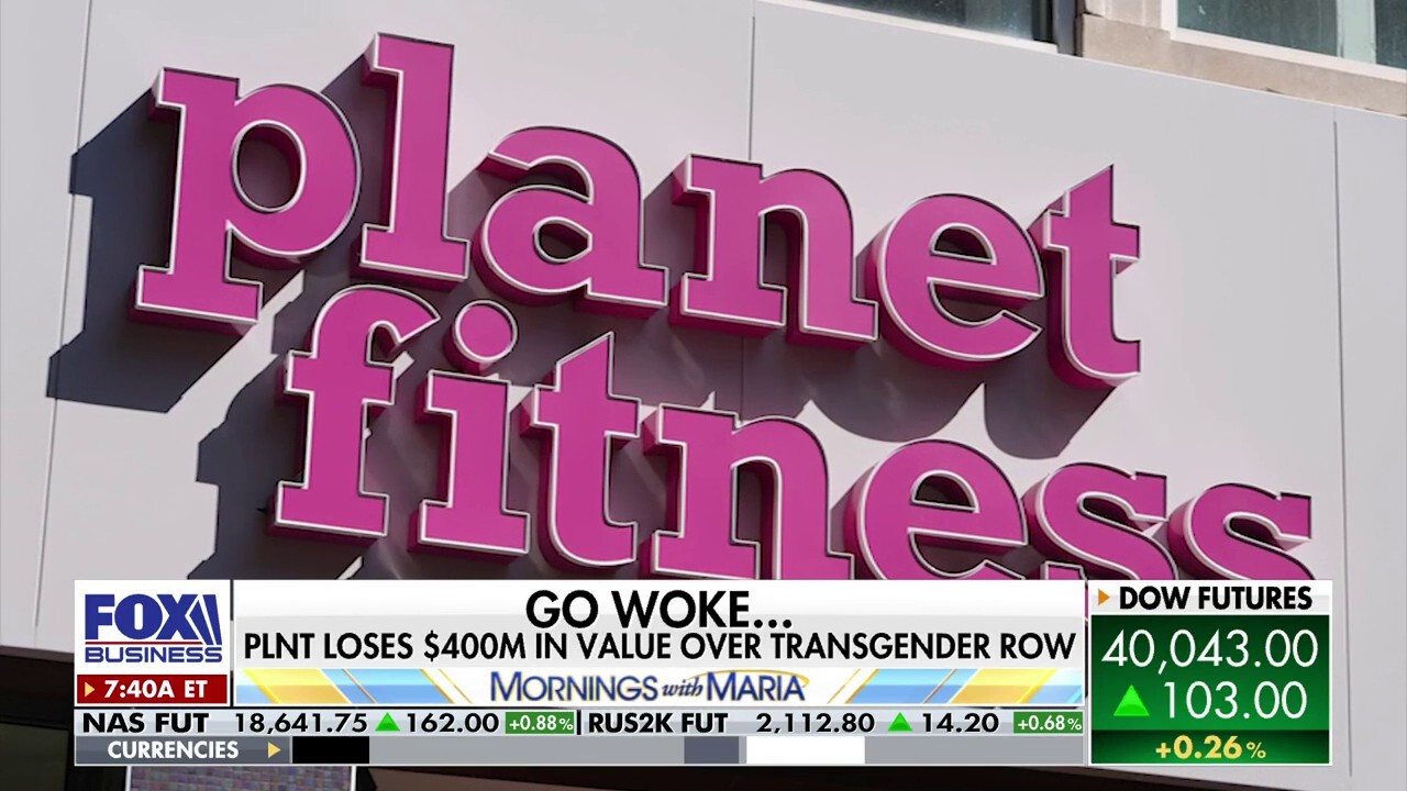 FOX Business' Cheryl Casone reports on Planet Fitness' significant value loss since banning a woman for complaining about a biological male shaving in the women's locker room.