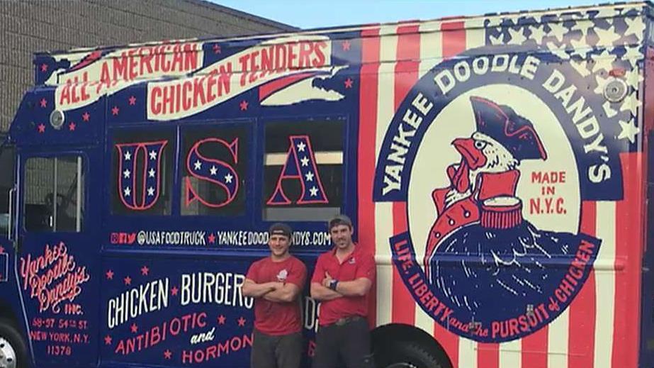 Boiler room worker uses game show winnings to start successful patriotic food truck 