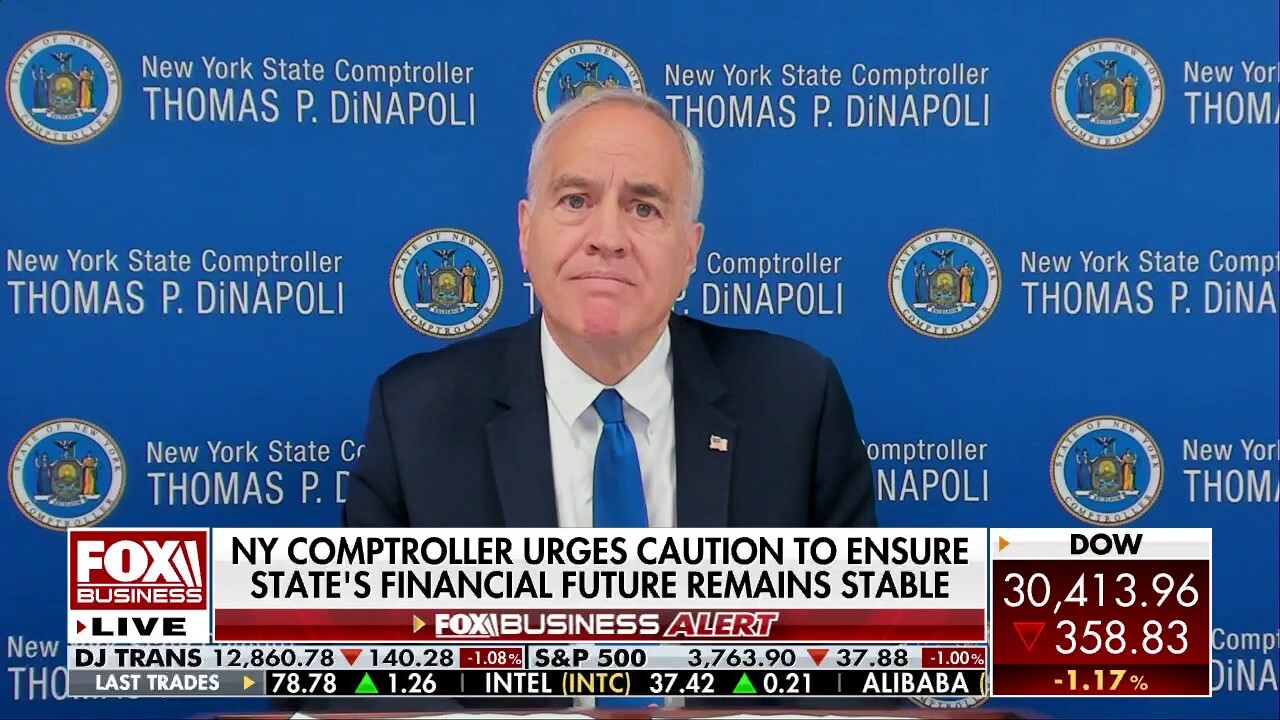New York State Comptroller Thomas DiNapoli discusses the state's cash position, telling 'Cavuto: Coast to Coast' now is the time to build a 'rainy day fund.'