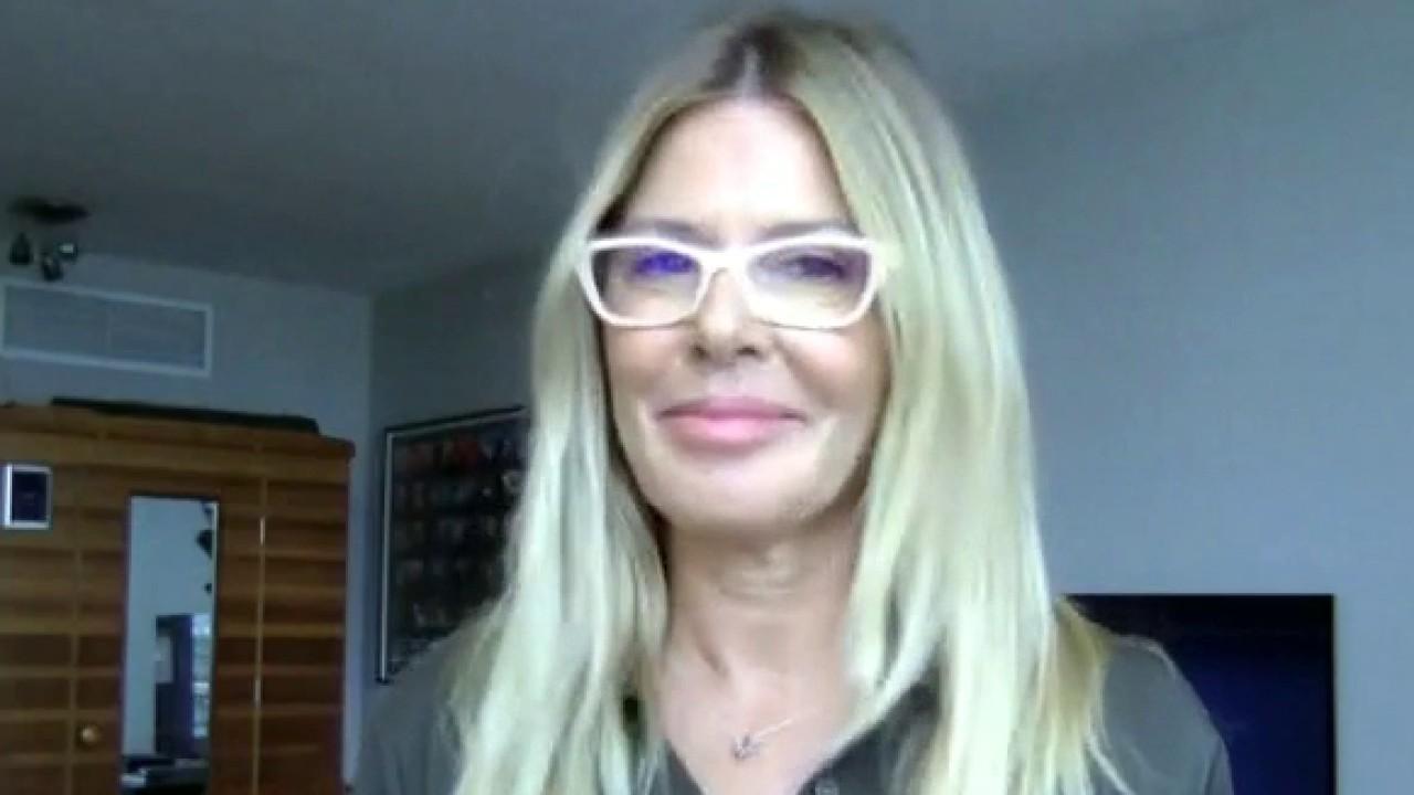 Modeling agent Suzy Schwartz virtually 'attacked' for flying Trump flag