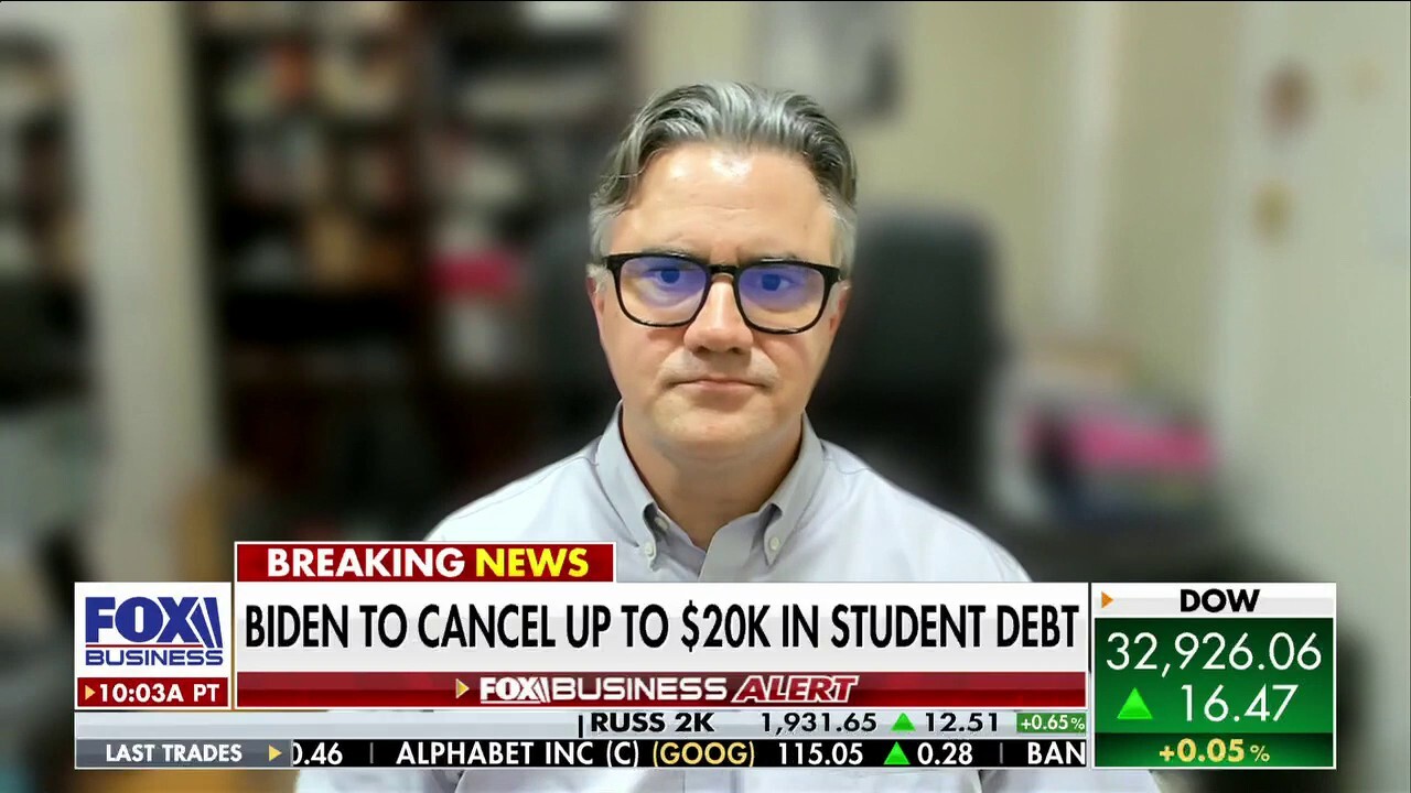 Penn Wharton Budget Model faculty director Kent Smetters says Biden’s student loan handouts, worth more than $300 billion in taxpayer money, will be spaced out over several years.