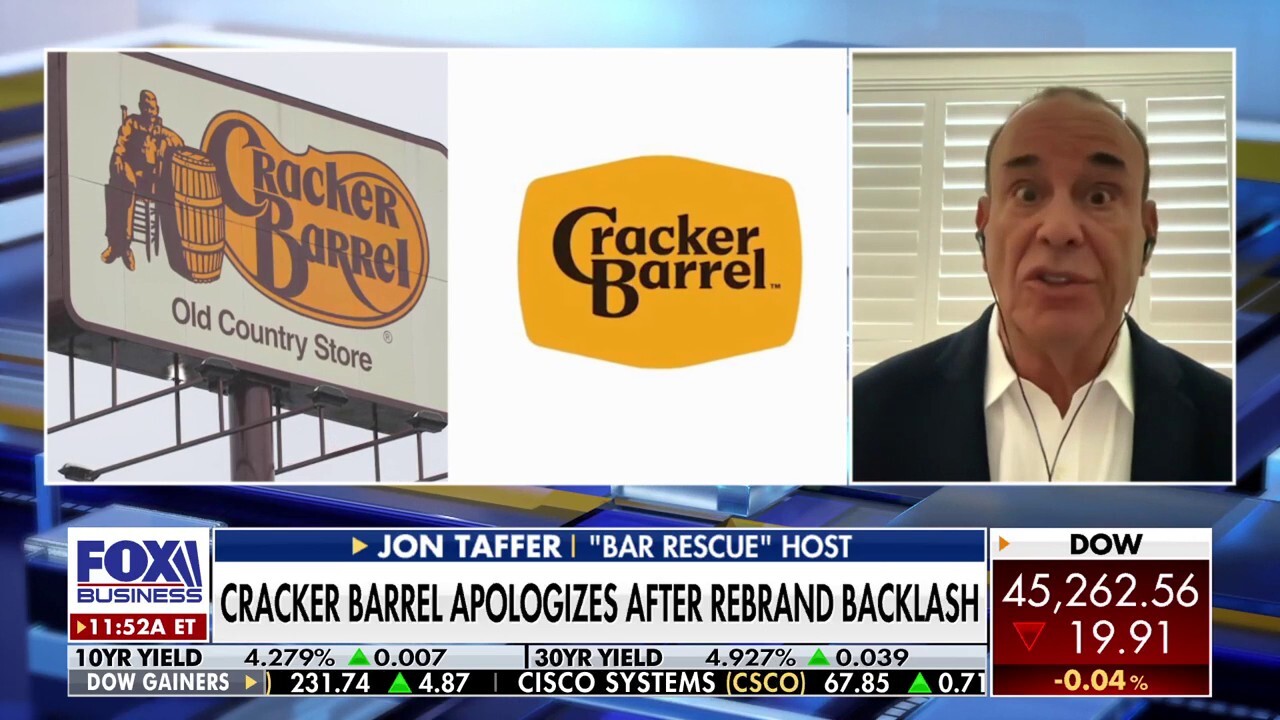 'Bar Rescue' host Jon Taffer argues Cracker Barrel leadership should be 'disempowered' after rebrand disaster on 'Varney & Co.'
