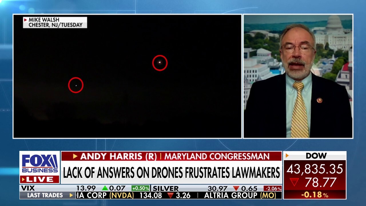 Rep. Andy Harris, R-Md., addresses concerns about drones flying over the Northeastern part of the country on 'Cavuto: Coast to Coast.'