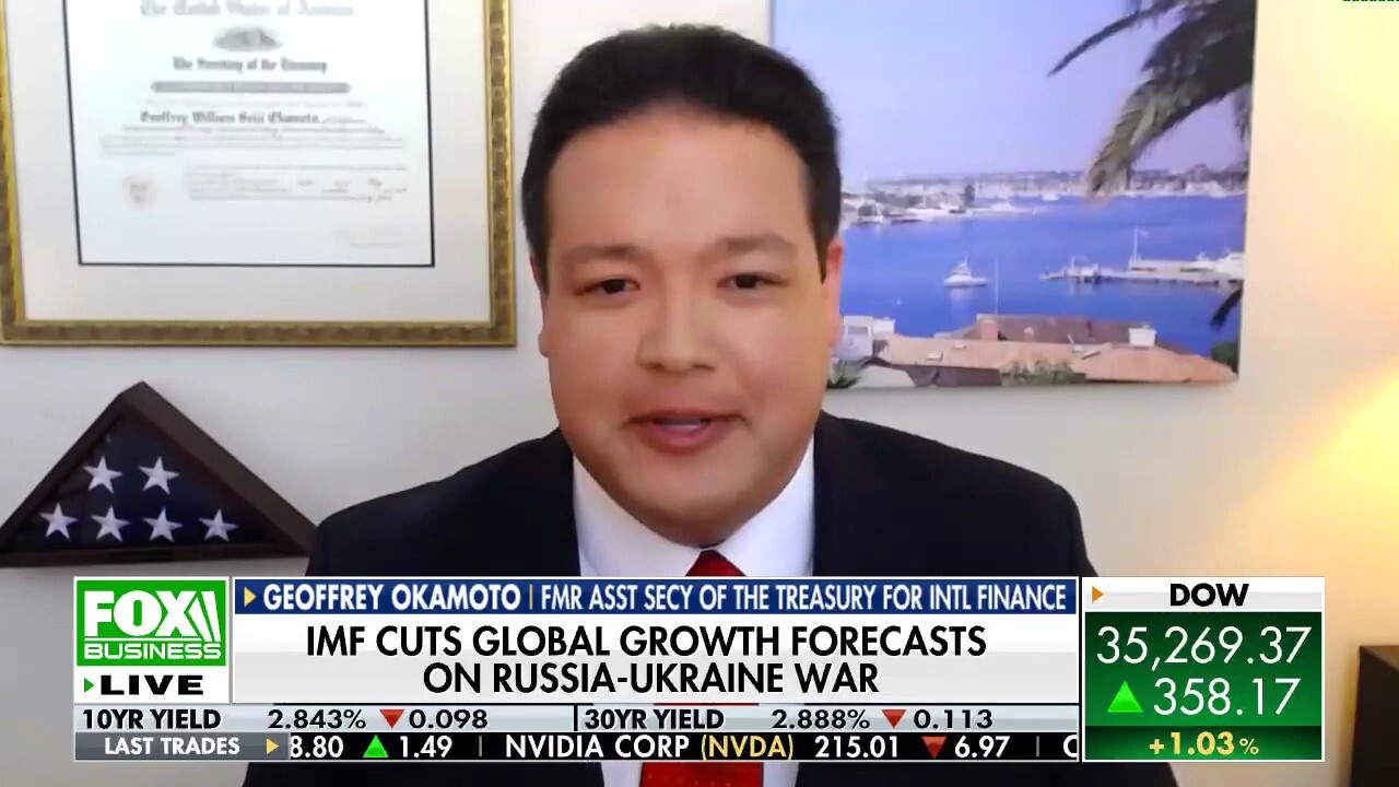 Economist Geoffrey Okamoto weighs in on the IMF cutting global growth forecasts on the Russia-Ukraine war.
