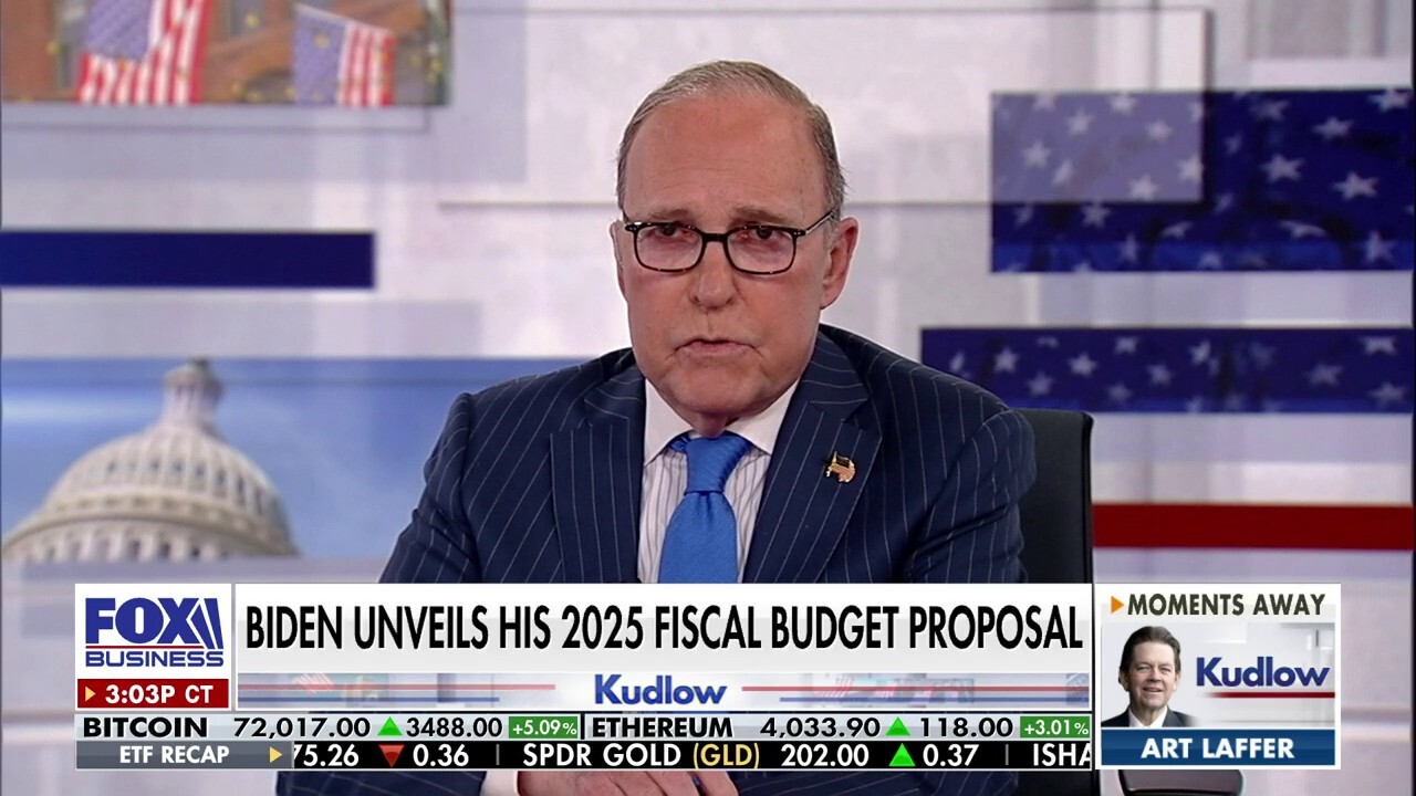  Larry Kudlow: Biden continues to believe he can tax the country into prosperity