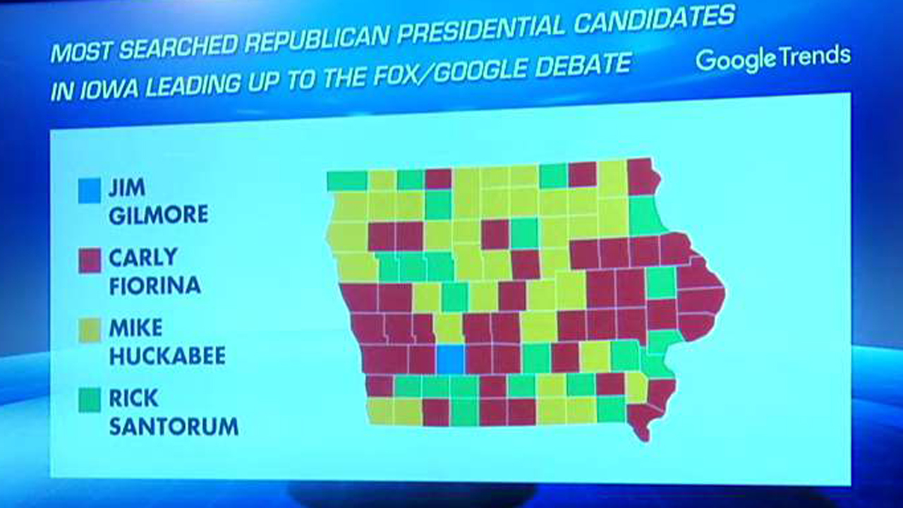 Google Trends data offers insight to the GOP primary race