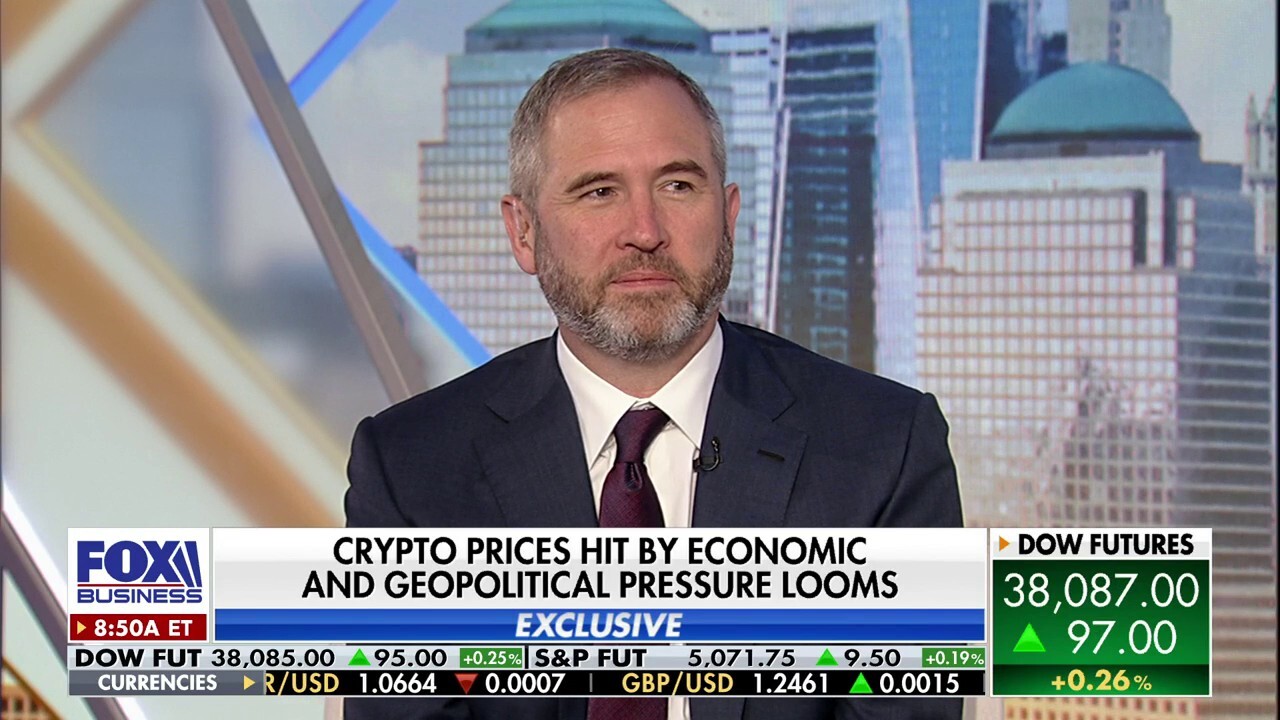 Ripple CEO Brad Garlinghouse joins ‘Mornings with Maria’ to weigh in on the cryptocurrency market, arguing that the market will double in size by the end of 2024.