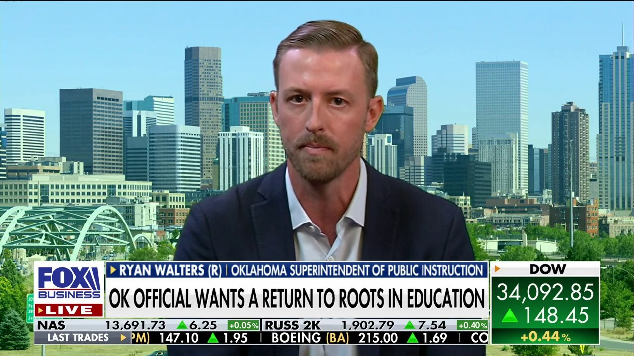 Ryan Walters, Oklahoma superintendent of public instruction, argues President Biden and teachers unions have forced secularism and atheism into America's education system on 'Varney & Co.'