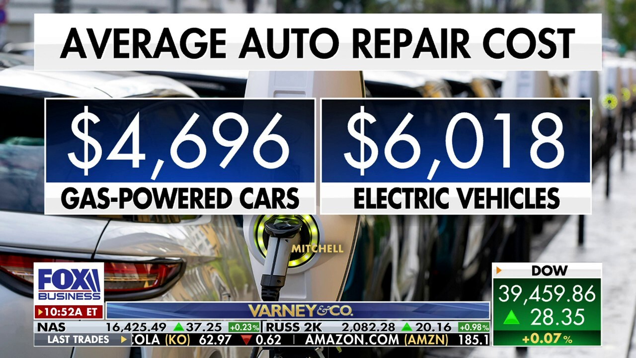 FOX Business' Jeff Flock reports on the 33% rise in auto repair costs across the past four years.