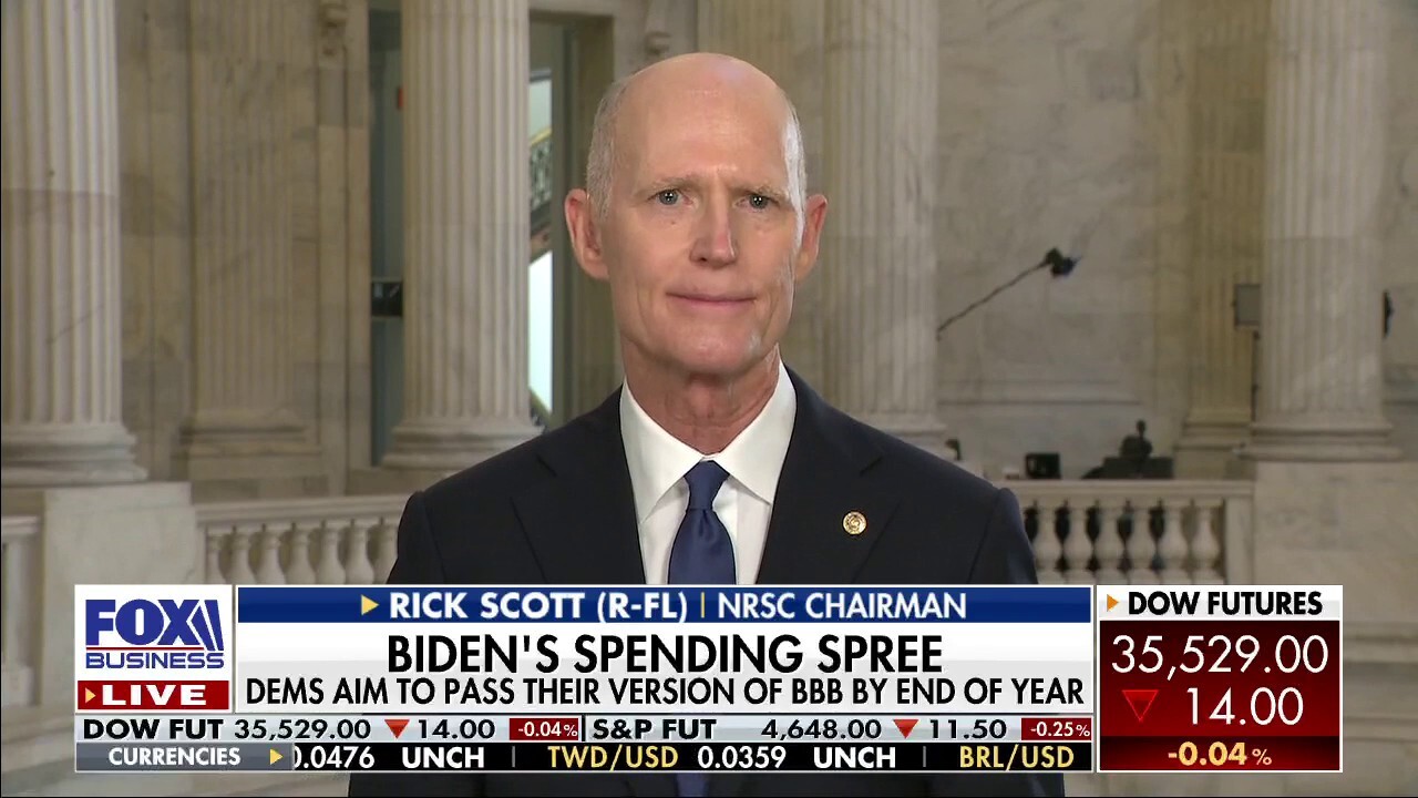 Rick Scott, R-Fla., argues the Biden administration wants Americans to be ‘more dependent’ on government. 