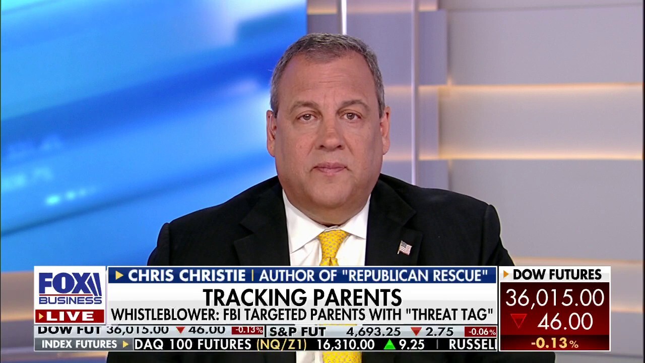 Former New Jersey Gov. Chris Christie argues the GOP’s most important domestic issue is school boards restricting parents’ First Amendment rights.