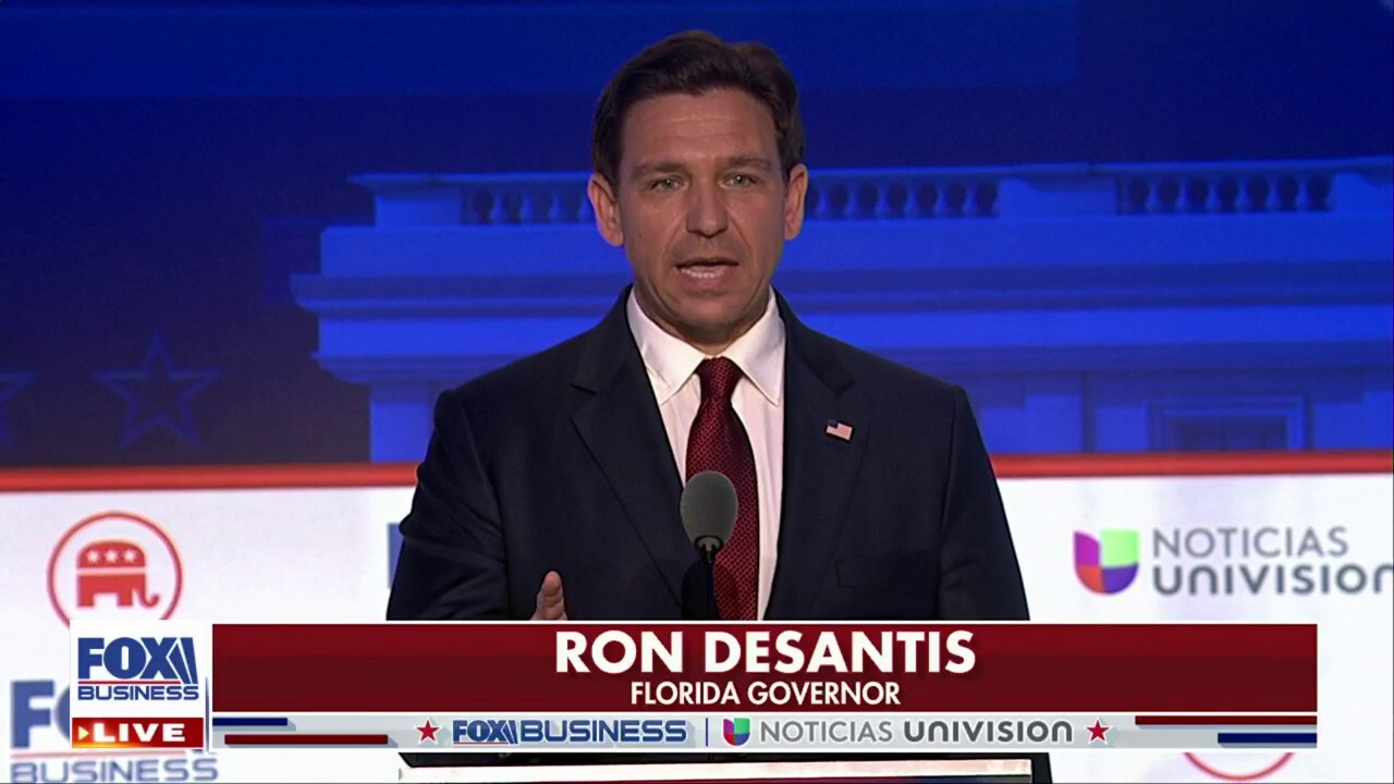Florida Gov. Ron DeSantis says that polls don't elect presidents, voters elect presidents.